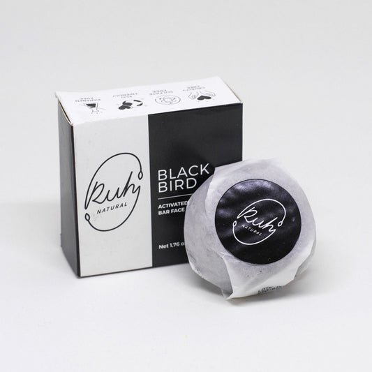 Activated Charcoal Bar Face Soap - Blackbird
