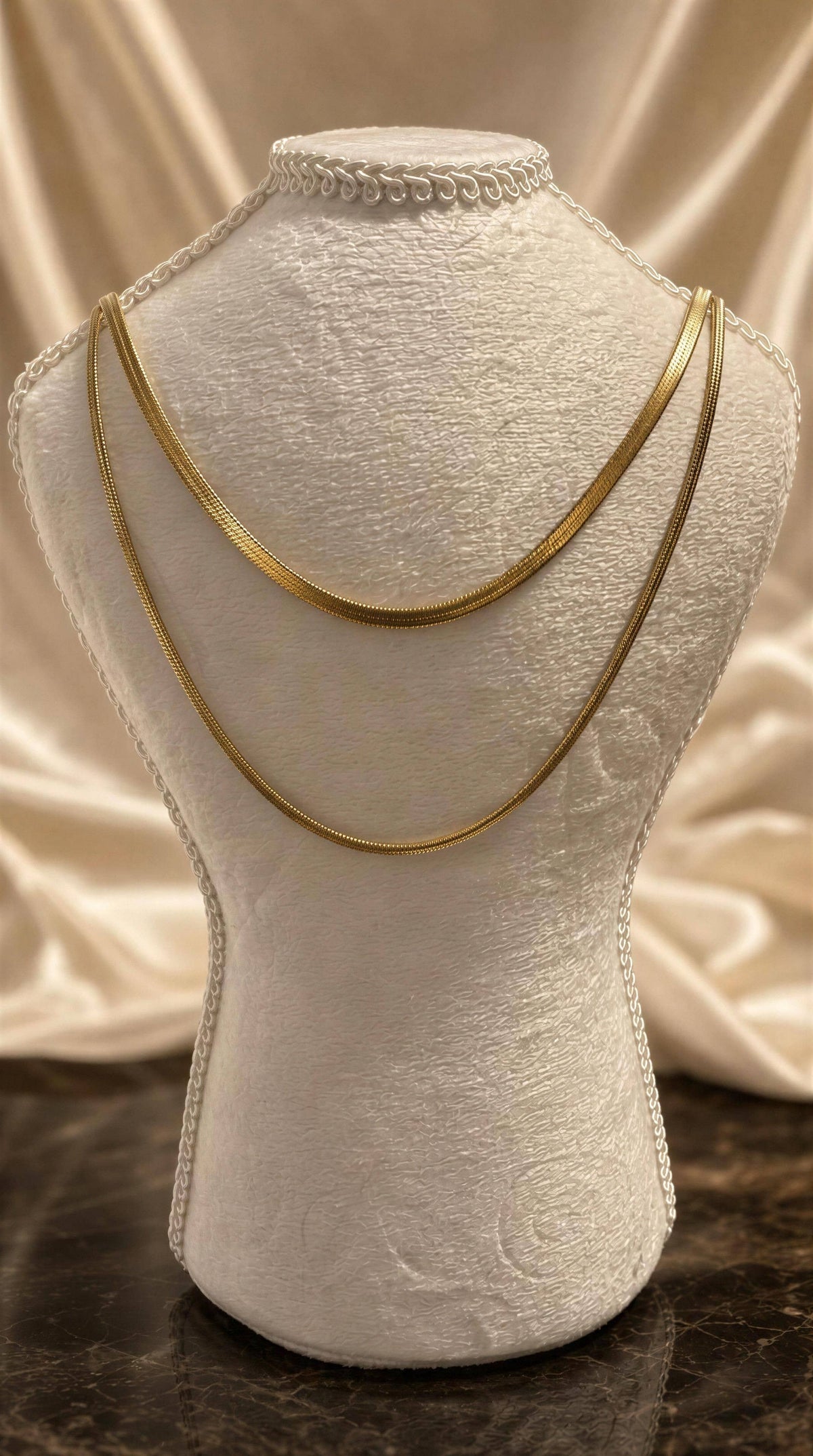 Tide Tarnish-Resistant Stainless Steel Layered Necklace