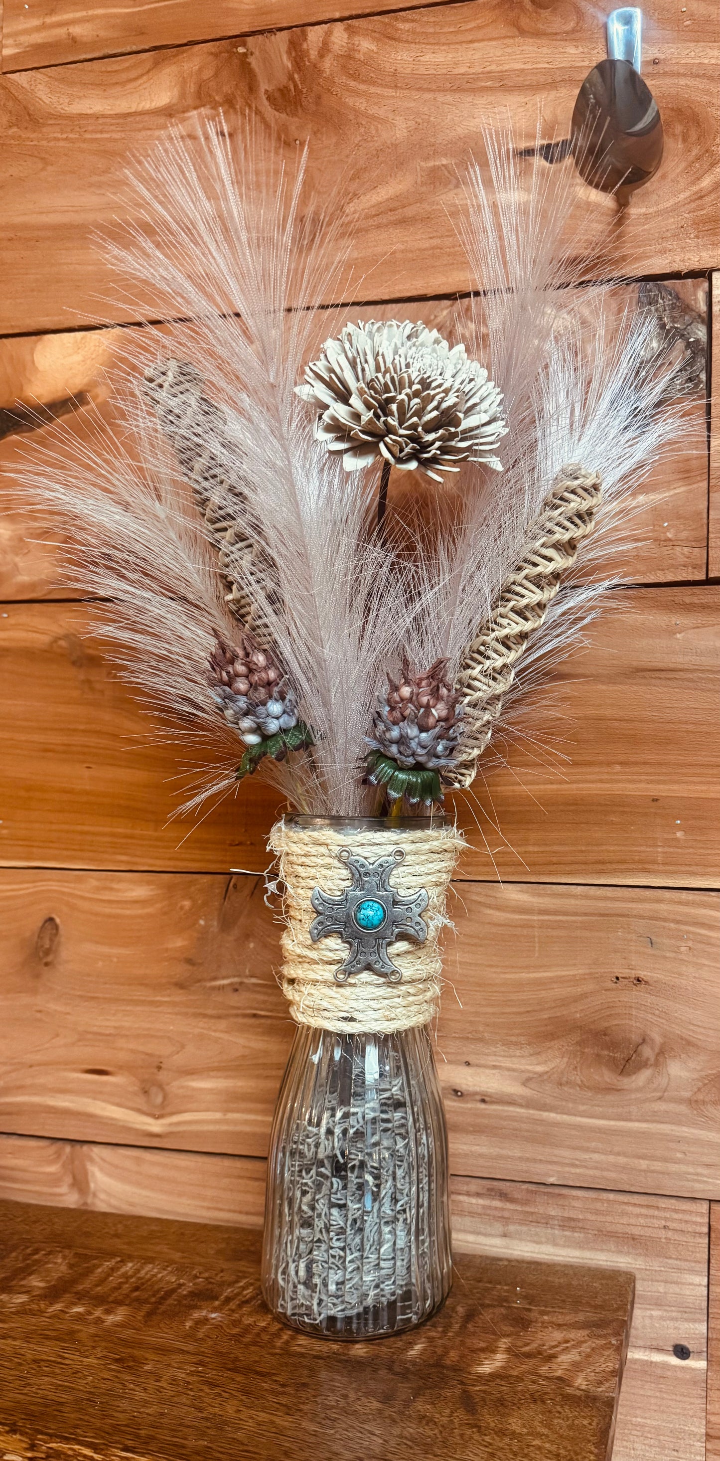 Turquoise Cross Western Arrangement