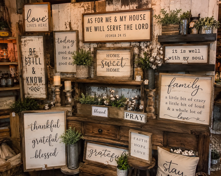 Signs, Sayin’s & Sentiments