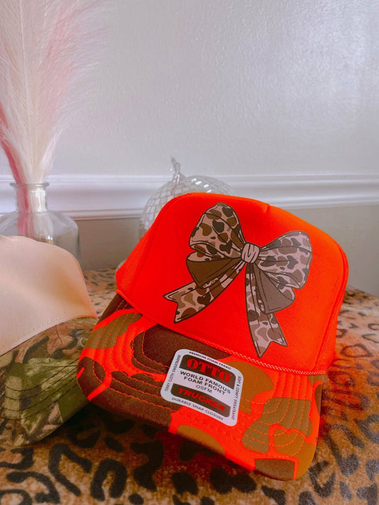 Camo Bow Otto Trucker Hat