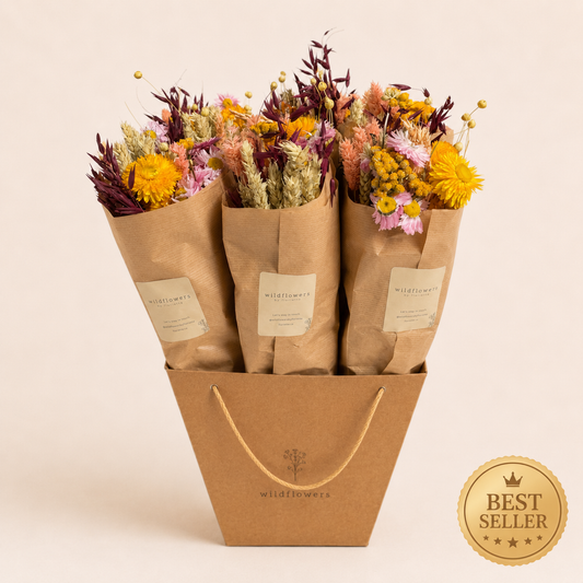 Sunny Delight Dried Flower Bouquet | Home Decor