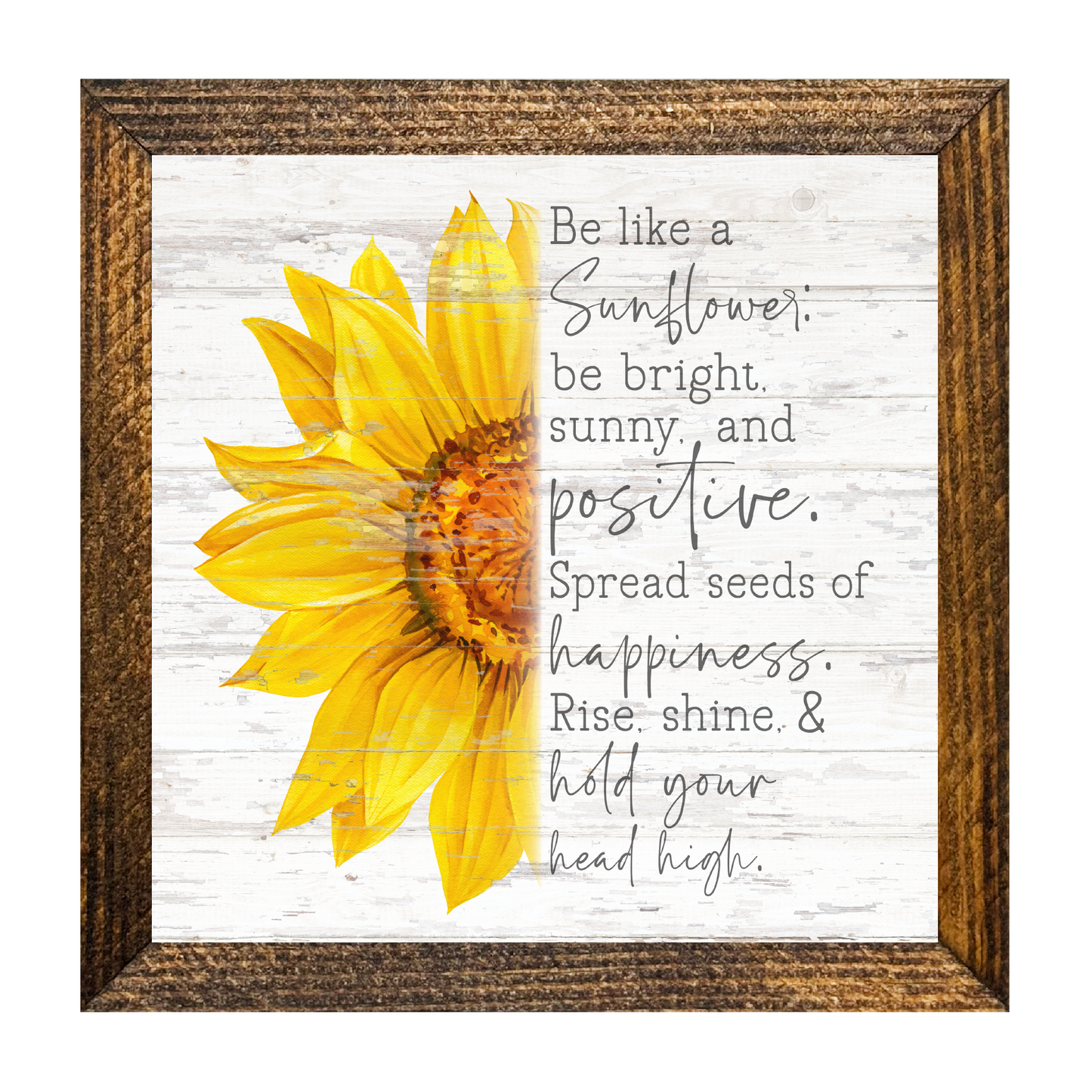 TIMBERLAND FRAME BE LIKE A SUNFLOWER