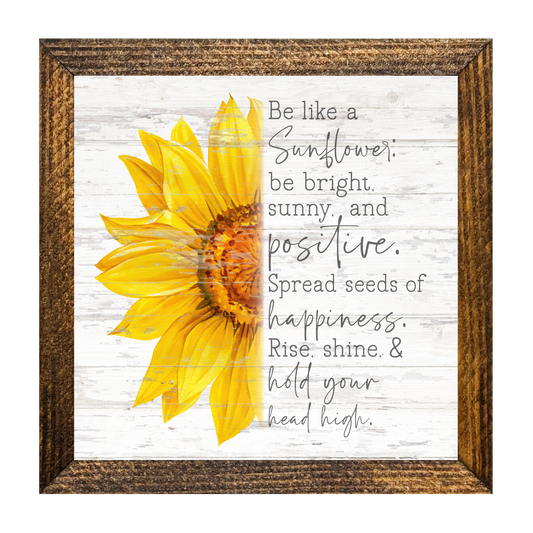 TIMBERLAND FRAME BE LIKE A SUNFLOWER