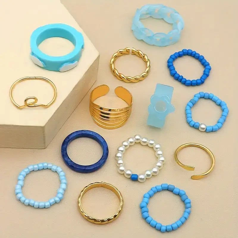 Spring Trendy Resin Ring