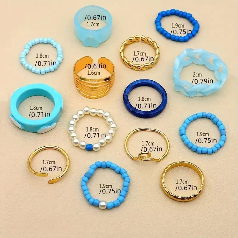 Spring Trendy Resin Ring