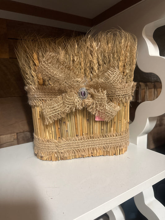 10" Wheat Centerpiece Fall Autumn