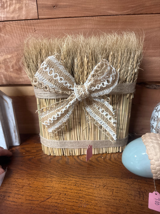 10" Wheat Centerpiece Fall Autumn