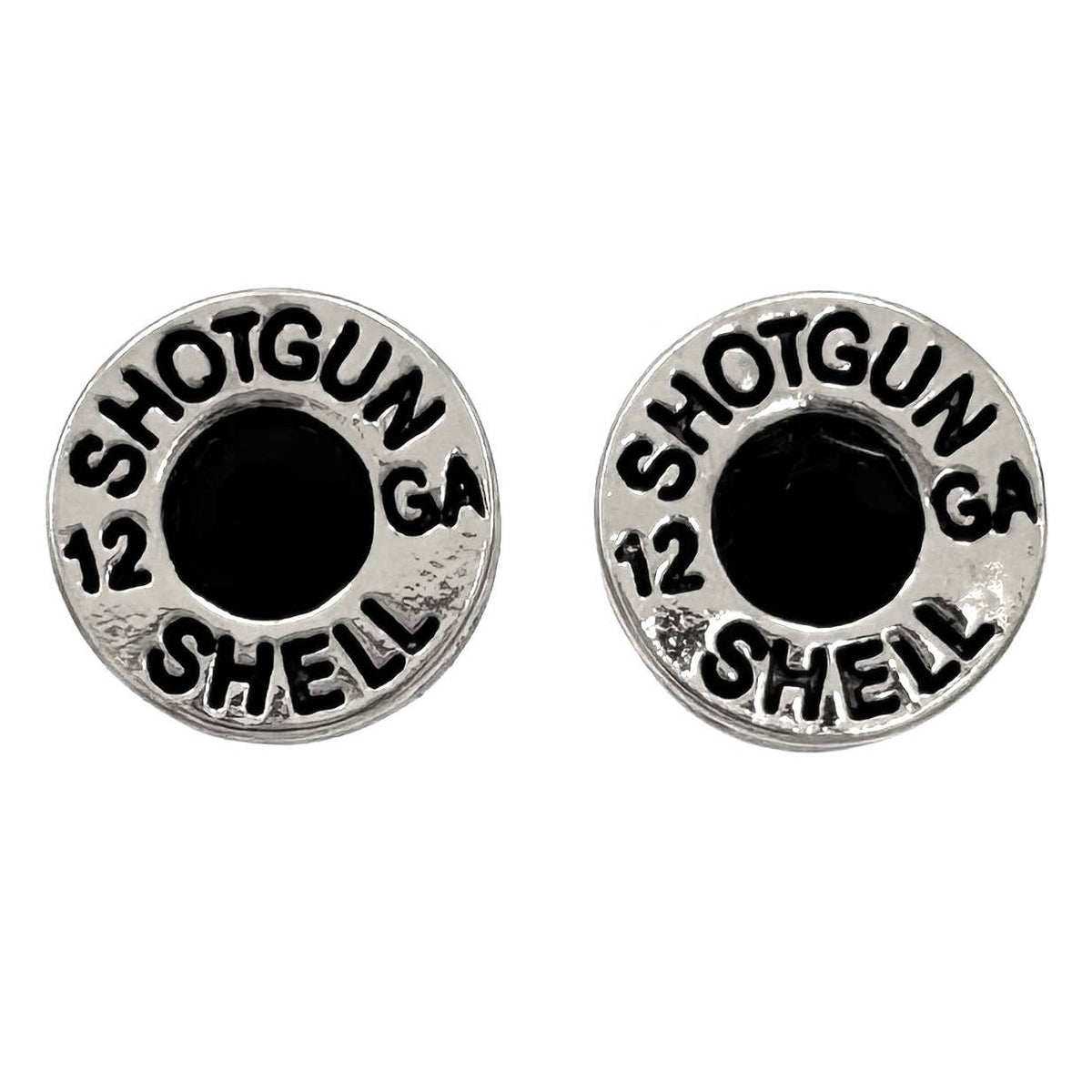 Bullet Shell Rhinestone Western Earring: Copper